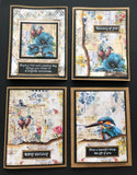Vintage Notes All Occasion Card Kit  (8 Cards)