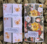 Fancy Flowers Gatefold Card Kit (8 Cards)