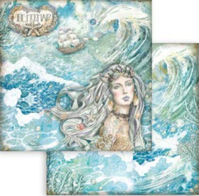 Stamperia Songs of The Sea Collection - 12 x 12 Paper Pad [SBBL141]