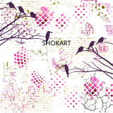 ShokART "Summer Bloom" - 8" x 8" Paper Pad- Limited Edition- SH8SB09