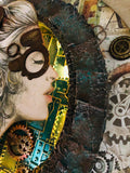 Mixed Media Steampunk Maiden - Volcanic Hills Estate Winery Oct 31st 2020