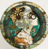 Mixed Media Steampunk Maiden - Volcanic Hills Estate Winery Oct 31st 2020