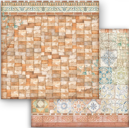 Stamperia Casa Granada Backgrounds - 12 x 12 Paper Pad SBBL108