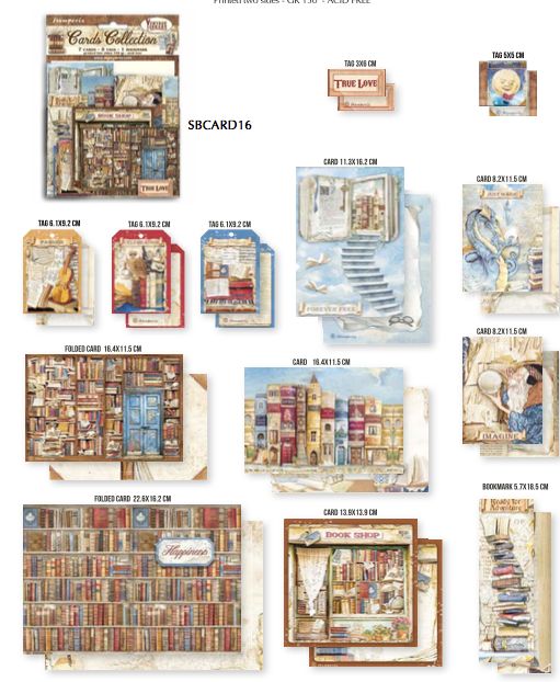 Stamperia Vintage Library Card Collection - SBCARD16 – PipART Creations