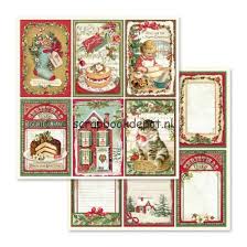 Christmas Rose 12x12 Paper Pad - Stamperia, Size: 12-x-12-Inch, Other