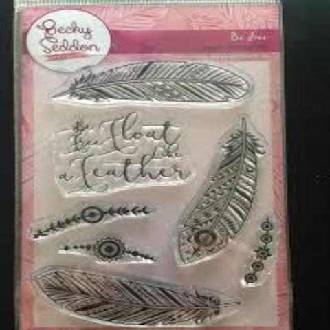 Becky Seddon 'Be Free' Clear Stamp Set