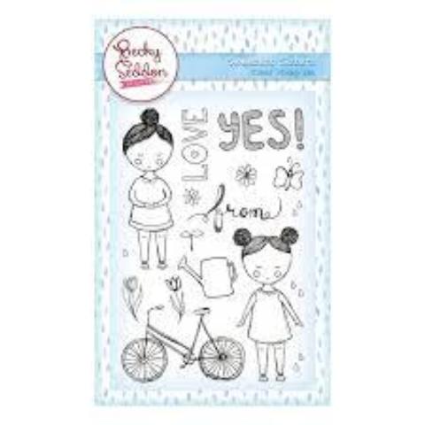 Becky Seddon 'Sweetest Sisters' Clear Stamp Set
