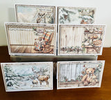 NEW 12 Days of Christmas Card Kit The Owls House Collection