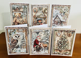NEW 12 Days of Christmas Card Kit The Owls House Collection