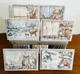 NEW 12 Days of Christmas Card Kit The Owls House Collection