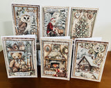 NEW 12 Days of Christmas Card Kit The Owls House Collection