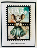 NEW PipART A4 Whimsical Steampunk Mice Page - Digital Download