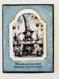NEW PipART A4 Whimsical Woodlands Tea Party Page - Digital Download
