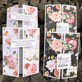NEW  - Fancy Flowers Gatefold Card Kit (8 Cards)