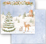 NEW Stamperia Winter Valley 12" x 12" Paper Pad SBBL139
