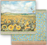 Stamperia 'Sunflower Art' - 12" x 12" Paper Pad - SBBL135