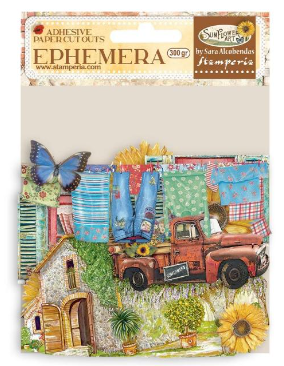 Stamperia Sunflower Art Elements and Sunflowers - Ephemera - DFLCT20