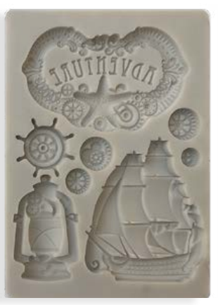 New Stamperia Silicone Mould A5 - Songs of the Sea (Sea Adventure) KACM20 - Pre-order