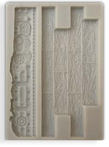 New Stamperia Silicone Mould A5 - Songs of the Sea (Sea Wood and Mechanisms) KACM25
