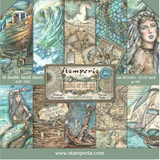 NEW Stamperia Songs of the Sea - 12" x 12" Paper Pad SBBL141