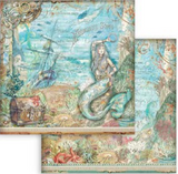 Stamperia Songs of the Sea - 12" x 12" Paper Pad SBBL141