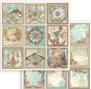 Stamperia Songs of the Sea (Tags) -  Double Face Paper 30 x 30 SBB958