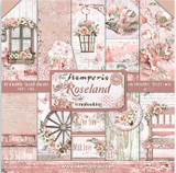 NEW Stamperia Roseland - 8" x 8" Paper Pad SBBS85