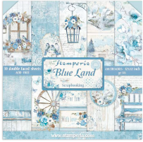 Stamperia Blue Land - 12" x 12" Paper Pad SBBL47