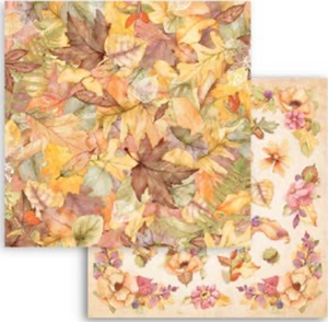 NEW Stamperia Woodland Leaves -  Double Face Paper 30 x 30 SBB960