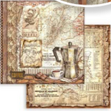 NEW Stamperia Coffee and Chocolate - 12" x 12" Paper Pad SBBL144 Pre-order