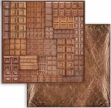 NEW Stamperia Coffee and Chocolate Backgrounds - 12" x 12" Paper Pad SBBL145 Pre-order