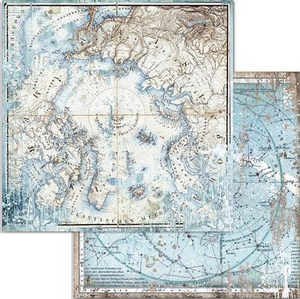 Stamperia Arctic Antarctic Arctic - Double Face Paper 30 x 30 SBB730