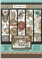 New Stamperia - Sir Vagabond in Fantasy World Washi Pad- SBW03