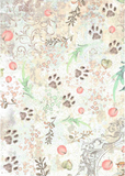 Stamperia A6 Decoupage Orchids and Cats - 8 Backgrounds  DFSAK6017