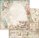 NEW Stamperia Brocante Antqiues - 8" x 8" Paper Pad SBBS100