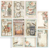 NEW Stamperia Brocante Antqiues - 8" x 8" Paper Pad SBBS100