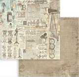 NEW Stamperia 'Brocante Antiques Backgrounds' - 12" x 12" Paper Pad - SBBL151