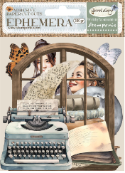 New Stamperia - Secret Diary Ephemera - DFLCT44