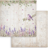 Stamperia Lavender  8" x 8" Paper Pad SBBS108