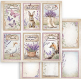 Stamperia Lavender  8" x 8" Paper Pad SBBS108