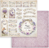 Stamperia Lavender  8" x 8" Paper Pad SBBS108