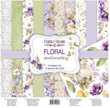 Fabrika Decoru Floral Sentiments 8x8 Pad -FDSP-02130