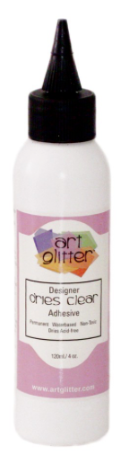 Art Glitter, Dries Clear Adhesive (4oz)