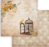 NEW Stamperia Golden Harmony - 12" x 12" Paper Pad - SBBL160