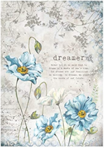 Stamperia A4 Decoupage  Rice Paper  Dreamer  DFSA4249