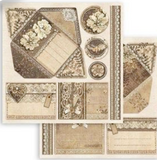 NEW Stamperia Old Lace - 8" x 8" Paper Pad SBBS116