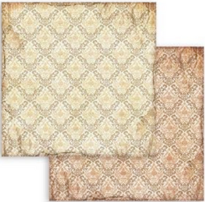 NEW Stamperia Alterego Ochre Wallpaper Double Face Paper 30 x 30 SBB1031