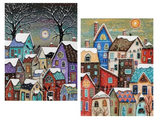 NEW Diamond Art Christmas Houses 30x40cm