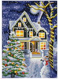 NEW Diamond Christmas Night 9.9x13.8 inches