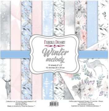 Fabrika Decoru Winter Melody  8x8 Pad -FDSP-022077